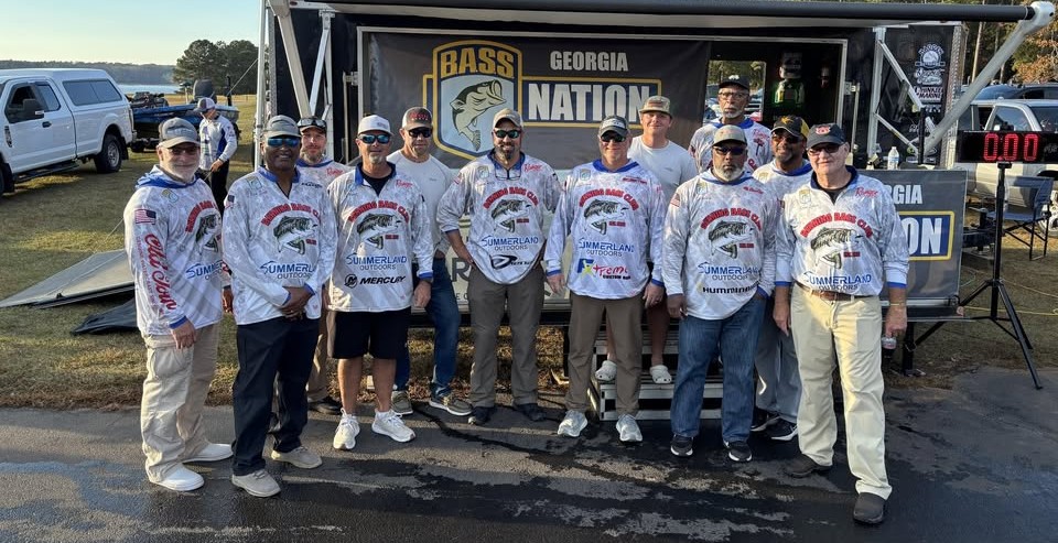 Benning Bass Club team at tournament